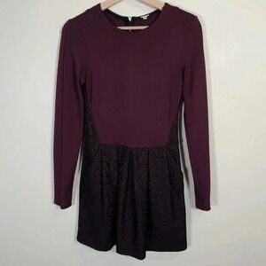 Aritzia Wilfred Tartine Lace Fit  And Flare Dress